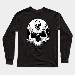 Risto Tattoo Clothing Black Skeleton Long Sleeve T-Shirt